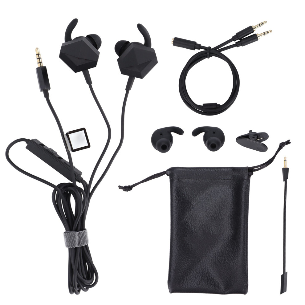 Noise Cancelling Gaming Headset With Microphone Stereo Bass Wired Earbuds For Ps5 Xbox Series X S Pc Mobile,Spatial Gaming Sound Adjustable Mic 9420858064954