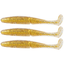 Esca artificiale morbida in plastica a forma di verme, ideale per la pesca di persici e altri pesci predatori, con un'elevata percentuale di