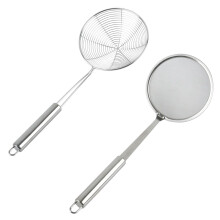 Stainless Steel Skimmer Spoon for Kitchen, Cooking, Roasting, Steaming