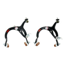 DIACOMPE MX1000 Side Pull Caliper Brake Set (FR) for Old School BMX, Black, DP2506FR