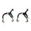 DIACOMPE MX1000 Side Pull Caliper Brake Set (FR) for Old School BMX, Black, DP2506FR 1