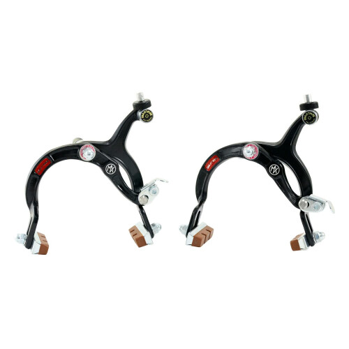 DIACOMPE MX1000 Side Pull Caliper Brake Set (FR) for Old School BMX, Black, DP2506FR