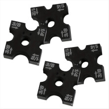 2Set 48-44-2872 1/4In,3/8In,1/2In Vervangende snijmatrijs voor 2872-20,2872-21 Borstelloze draadstangsnijder
