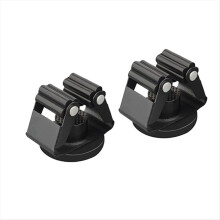 2 stuks magnetische dweil- en bezemhouder, verplaatsbare magnetische bezemhouder, antislip, aan de muur bevestigd, voor schoonmaakgereedschap