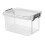 Storage Bins with Lids Clear Plastic Storage-1 large size 1