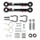 Car Modifucation Adjustable Front Swing Link Kit for JK 1998-2006 2