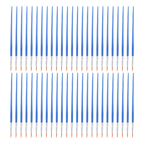 50 Pcs Acrylic Paint Brushes Set Pointed Round-16.5 pointed
