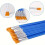 50 Pcs Acrylic Paint Brushes Set Pointed Round-16.5 pointed 5