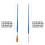 50 Pcs Acrylic Paint Brushes Set Pointed Round-16.5 pointed 3