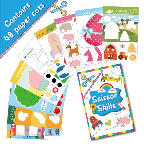 Toddler Friendly Paper Art Craft Book With Patterns-Model B 2