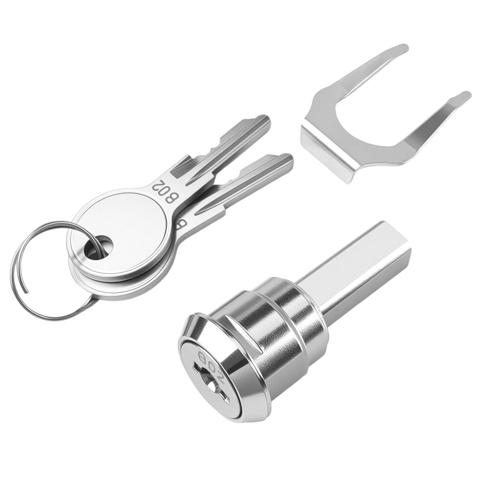 Universal Zinc Alloy Toolbox Cam Lock Replacement, 180 Secure Rotation With 2 Keys 9426802913798