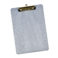 Glittering Acrylic Clipboard with Hanging Hook-silver