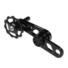 Shift derailleur chain tensioner guide aluminum alloy folding chain stabilizer adjuster black
