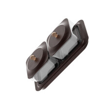Multifunctional Wood Look Fruit Dish Nut-Two compartments plu