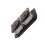 Multifunctional Wood Look Fruit Dish Nut-Two compartments plu 1