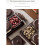 Multifunctional Wood Look Fruit Dish Nut-Two compartments plu 6