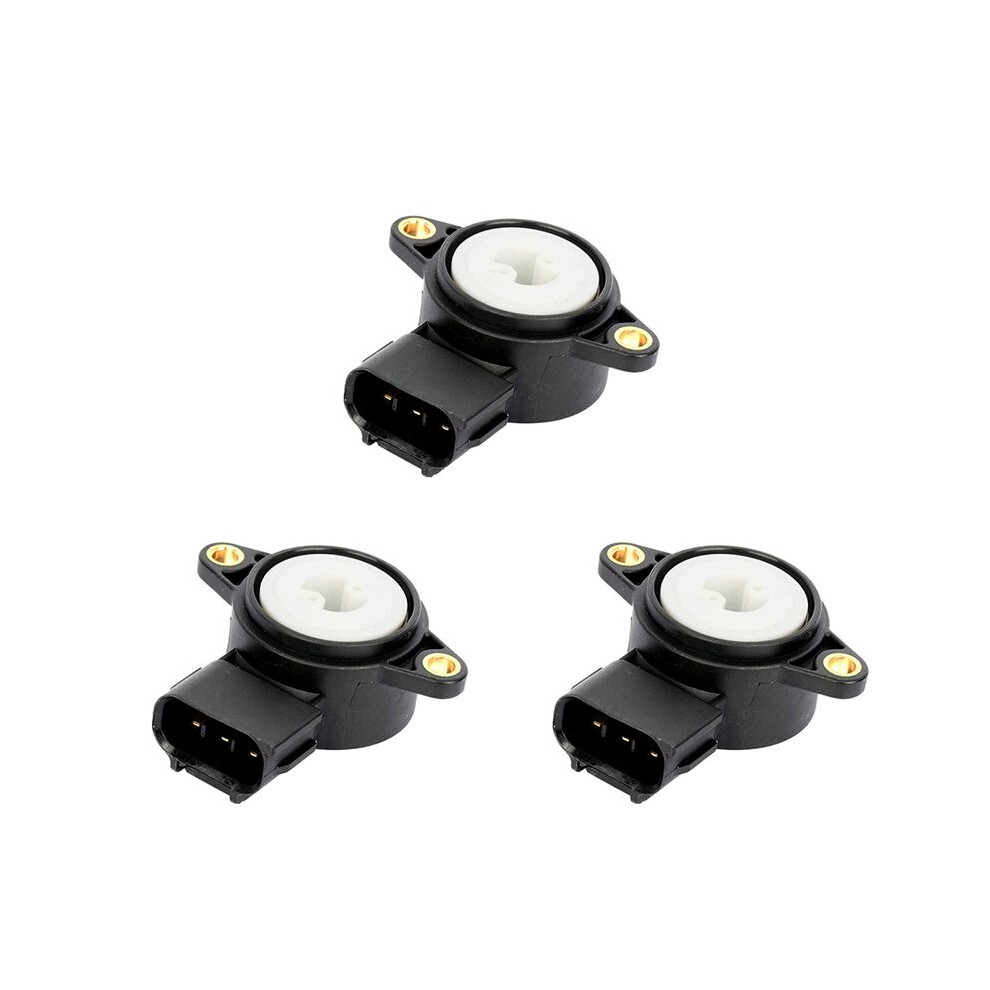 3X Car Throttle Position Sensor Tps For Mitsubishi Lancer 2002-2007 7260-15W50 Md615571 Black 4712419371980