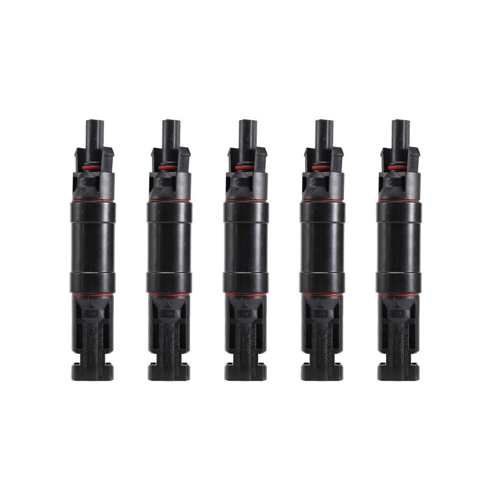 5Pcs Solar Connector With Diode Waterproof Pv Connector Dc1000v 20A Ip67 Ppo Male Female Connector Plug 4711650779067