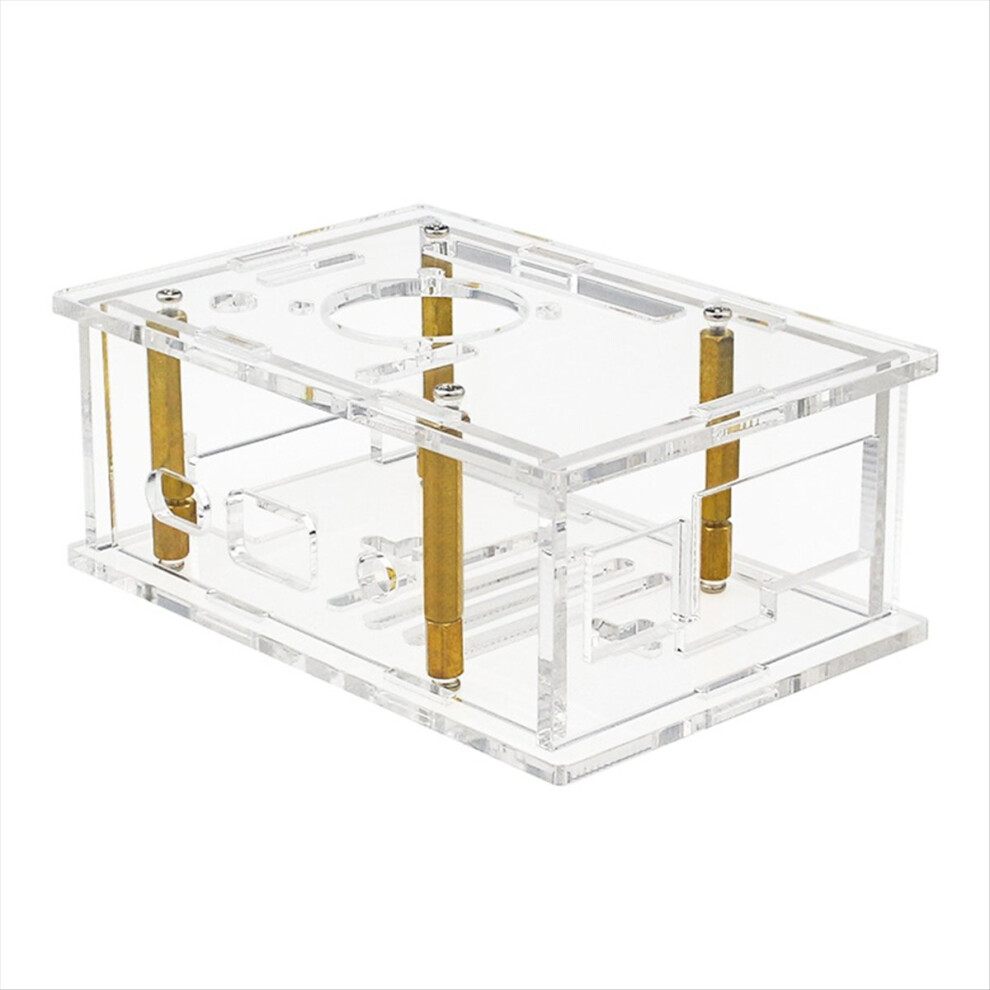 Acrylic Case Transparent Enclosure Active Passive Cooling Shell For 4A Without Fan 4853066939670