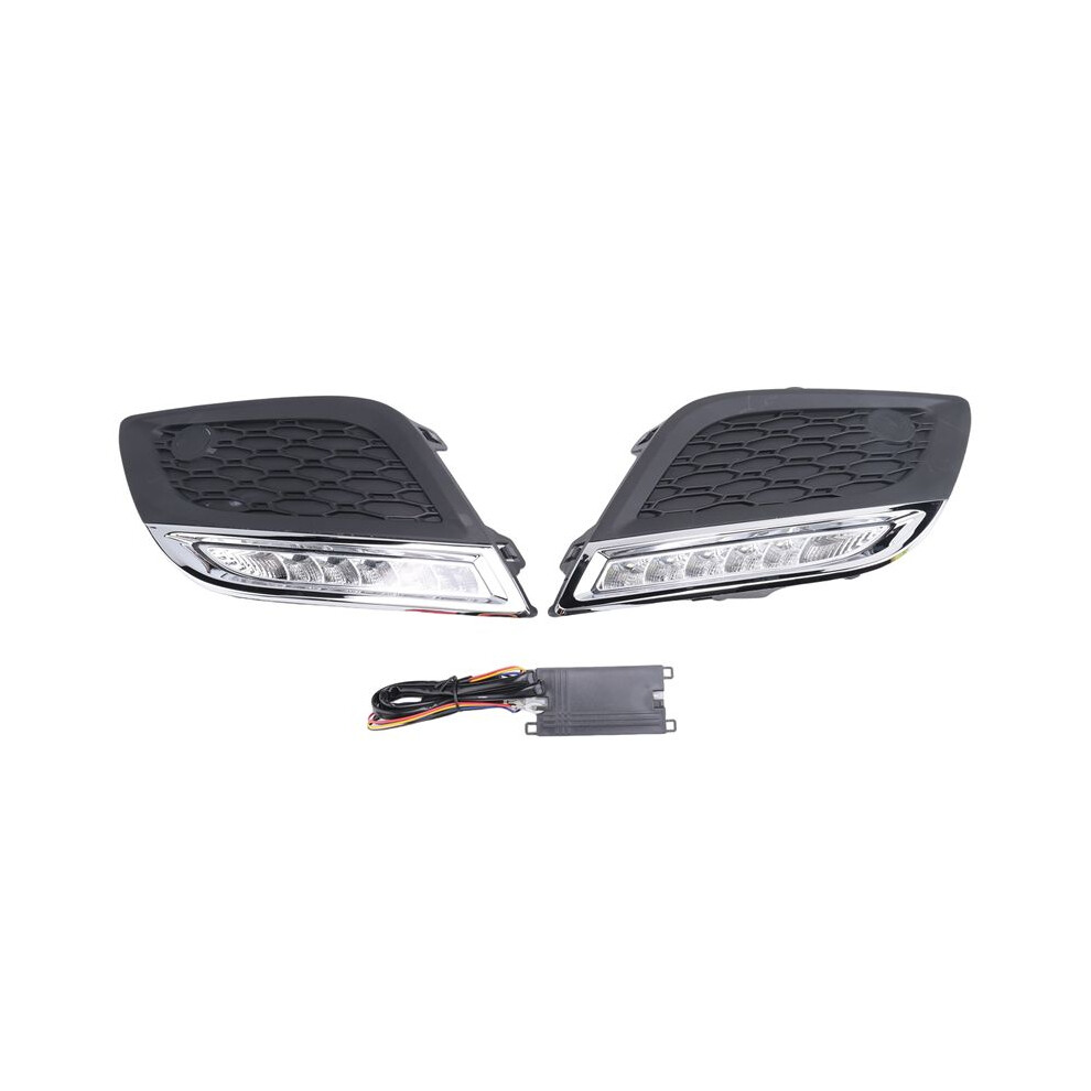 Car Daytime Running Led Drl Day With Dimmed Function Plating Style For Volvo Xc60 2011-2013 Light 4711342673239