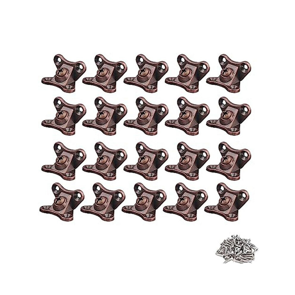 Removable Combination Butterfly Corner Code, Angle Corner Brackets, Heavy Duty Shelf Brackets, L Bracket, (Red Bronze) 6133266903052