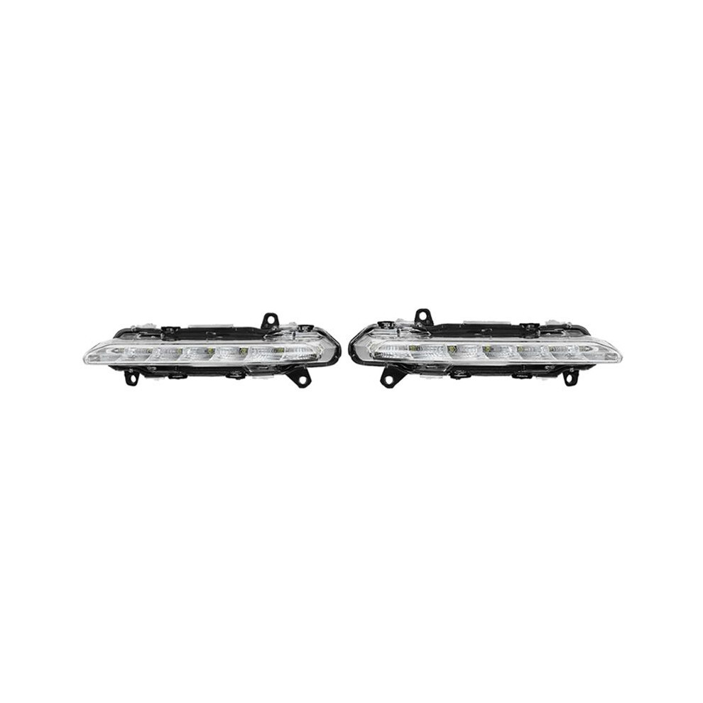 1Pair Front Led Daytime Running A2218201756/A2218201856 For Mercedes S-Class W221 09-13 S350 S500 C250 C350 Glk350 Light 4711414830836