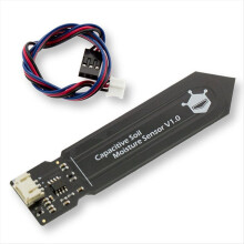 Novo módulo sensor capacitivo de umidade do solo de 3,3 a 5,5 V para detecção de umidade seca.