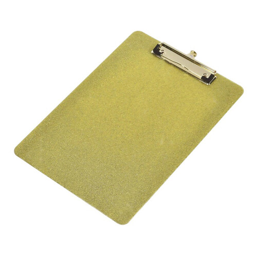 A4 Glitter Clipboards Practical Clip Boards Writing-Yellow