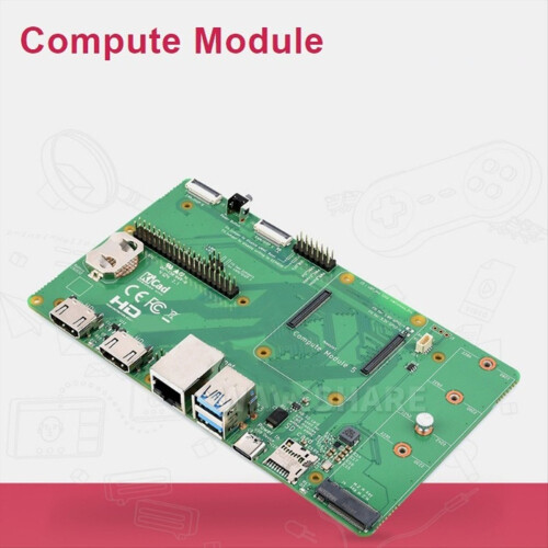 For Compute Module 5 IO Board CM5IO M.2 M Key PCIe Socket with Rich Interfaces for CM5 Core Board 2