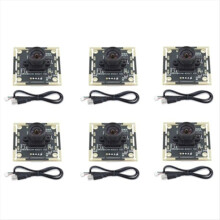6 stuks cameramodule 100 graden OV9732 3 meter kabel 1280x720 30 fps, voor DIY Autodarts.Io, USB-stick gratis