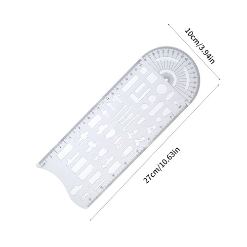 Accident Scene Templates Measuring Ruler Geometric Templates 2