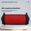 Silicone Case Cover for Flip 7 Bluetooth Speaker, Protective Portable Scratch Shock Cover 4