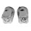 2Pc Motorcycle Chrome Front Headlight /Down Adjustment Knob for  Goldwing GL1500 1988-2000 Headlight /Down Knob 3