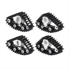 4Pcs Snow Tires Sets Carload Tracks Wheel Sandmobile Conversion for 1/18 RC Crawler Car -4M Accessory Parts,C