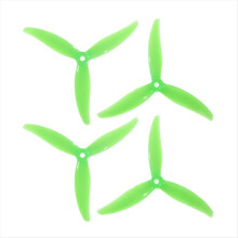 4Pcs MCK 3-Blade PC Propeller 5.1 Inch 2CW+2CCW Drone Propeller for FPV Freestyle Juicy Sbang Drones DIY Parts Green