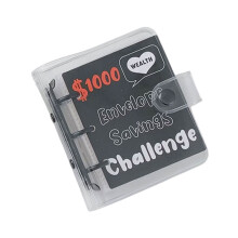 3 Ringe PVC-Binderhüllen, Budgetplaner, 25 Taschen,-4