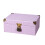 Elegant Leather Covered Case with Wooden Construction and-D 1