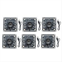 6 Stück 100-Kameramodul 1MP OV9732 1280x720 30fps USB-Kameramodul Treiberfrei für WinXP/7/8/10 mit 60 cm Kabel