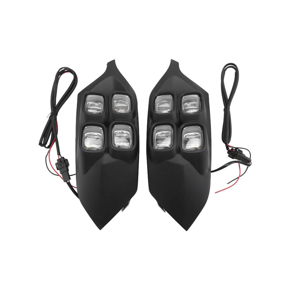 2Pcs Car Led Daytime Running Drl For Mitsubishi Pajero Sport Montero 2016-2017 Light 6134064399818