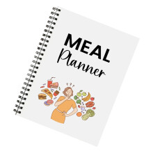 Maaltijddagboek Dieetplanner Notitieboekje Twin Wire Binding