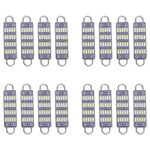 16x Bulb 44Mm Bright White Festoon Led Bulb,20 Smd Rigid Loop 1.73 Inch Interior Dome Map Led Lights 561 562 567 564