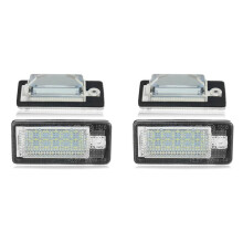 2X Car LED License Number Plate Light Lamp White for A3 S3 8P A4 B6 B7 A5 A6 4F Q7 A8 S8 C6 Cabriolet