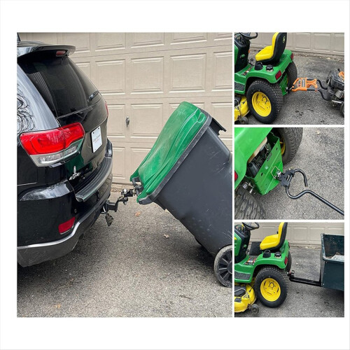 Trash Bin Combination Hook Traction Pin Hook Tractor with Removable Pin Applicable to Wheeled Trash Bin 1