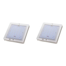 2X RV LED Interior Roof Light for Caravan Motorhome Van Boat 10W 6000K White