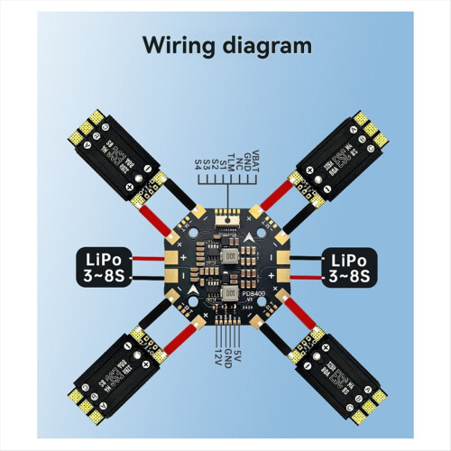 48K AM32 3-8S 80A ESC for FPV Racing Drones, Single Electronic Speed Controller, Enhanced Flight Stability 2