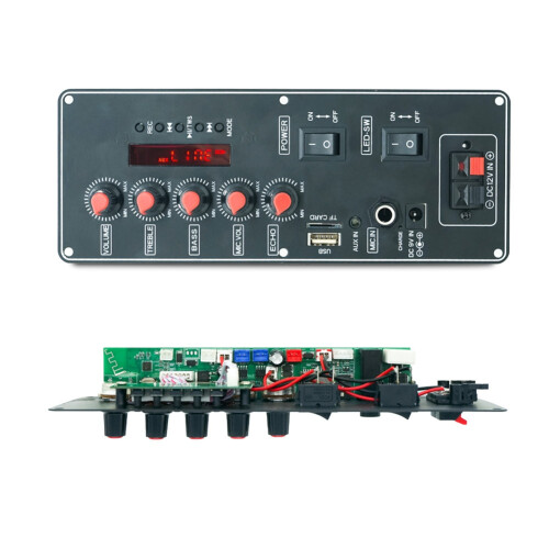 MP3 Decoding Board with Treble and Bass Adjustment Knob Support MP3/WMA/WAV/Flac/Ape Audio Receiver Module Easy Operate 2