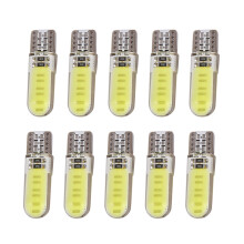 10Pcs T10 W5W COB LED Car Auto Interior Wedge Side Parking Bulb Dome Light Lamp