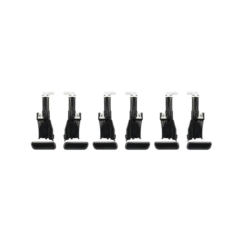 6X Car Headlight Washer Nozzle With Cover Cap For Mitsubishi Pajero V93 V97 2006-2019 8264A027 8264A028 8264A025 6134218514104