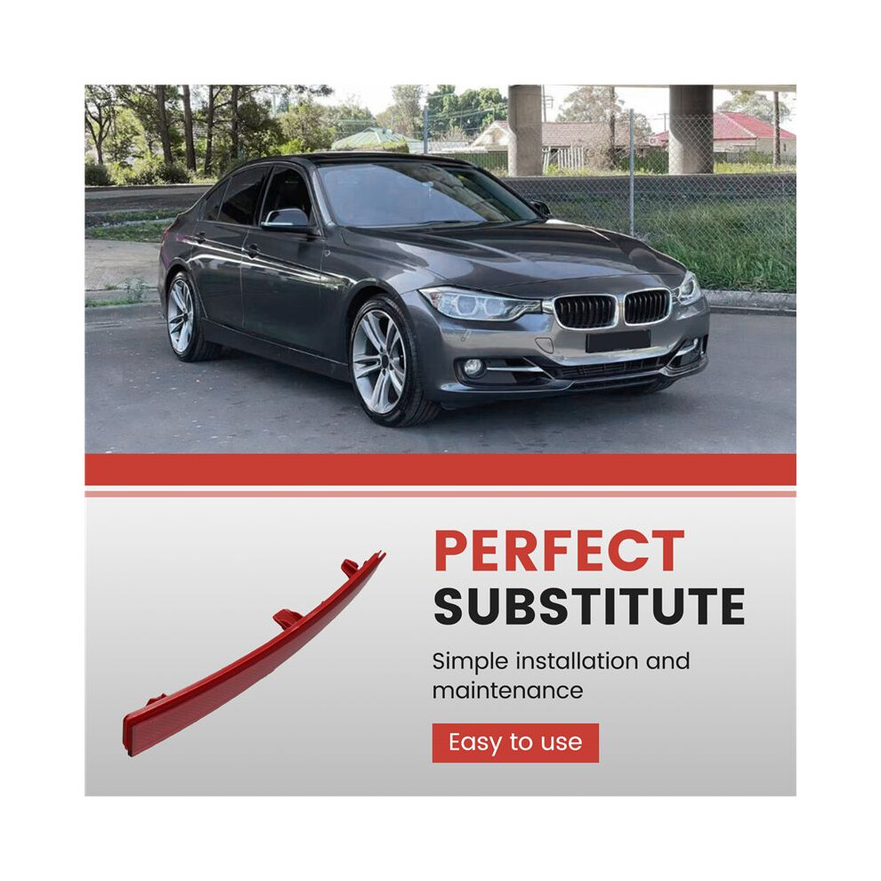 63147847166 Rear Right Bumper Reflector For -Bmw 3-Series F30 F31 M Sport 2012+ Red 6133443812559