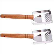Garfo para mel, pá para mel, extração e colheita de mel, plaina de favo de mel com múltiplos dentes, ferramenta para apicultor